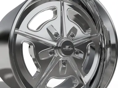 BILLET SPECIALATIES BONNEVILLE CONVENTIONAL WHEEL  3D print model