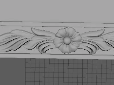 sofa 3d model for cnc machines 3D model