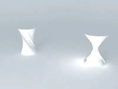 Crazy pillars Free 3D model