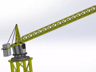 Tower Crane 3D print model