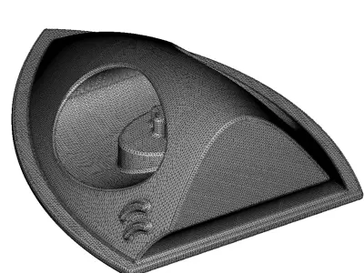 Plastic Premium Iron Box Toy 3D model