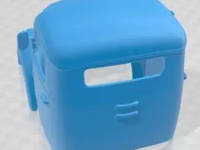 Ebro B 35 1962 Printable Body Cabin Truck 3D print model