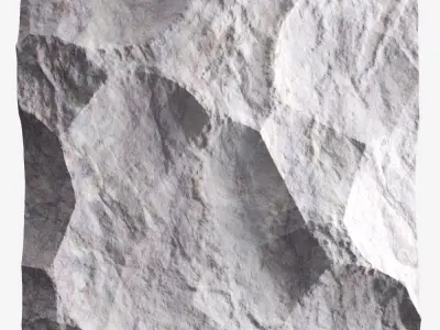 130-RockPanel rock on wall 3D model