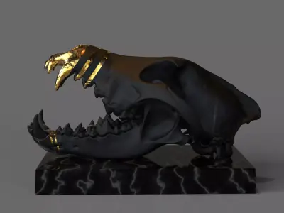 Deco Skull  3D print model