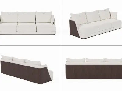 Modern Bentley Sofa 3D model