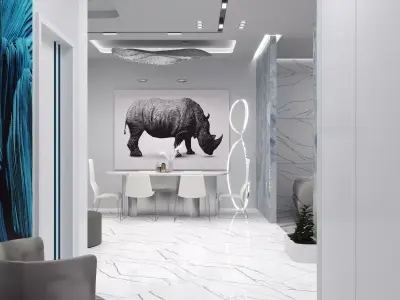 FUTURISTIC HOME  3D model