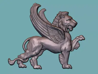 Lion Onlay 3D print model