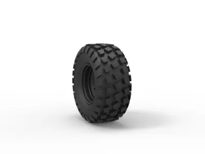 Offroad wheel 25 3D print model