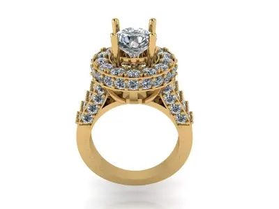 Diamond Ring 3D print model