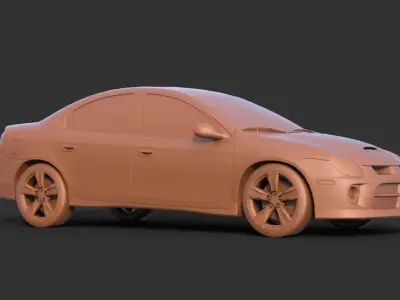 Dodge Neon SRT-4 2003 3D print model