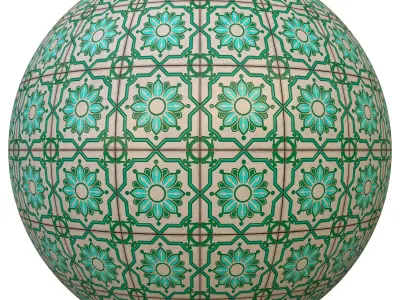 tile patterned 161-seamless-4k-pbr  Texture