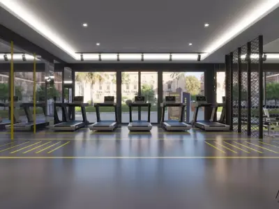 Gym Center 3D model