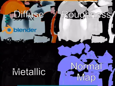 Cheerful Penguin model pack Low-poly 3D model