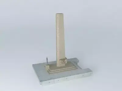 Monument to Labrador Free 3D model