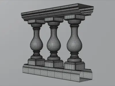 Baluster-Oxford 3D model