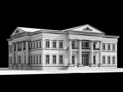 Classic villa 3 3D model
