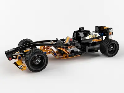Lego Technic Black Champion Racer 3D model