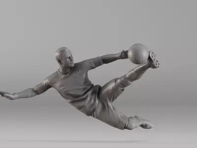 S00027 Legendary Goalkeeper Igor Akinfeev 3D print model