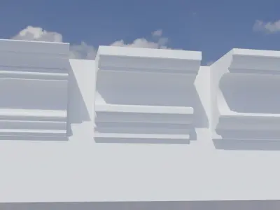 Moulding Pack Low-poly 3D model