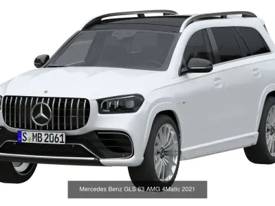 Mercedes GLS and Mercedes GLS Maybach -2 paintjobs 3D Model Pack
