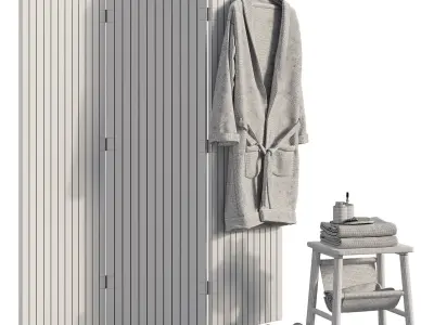 Bathroom Accessories Set 3D model