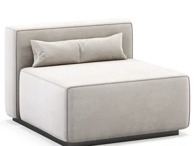  Mix Modular Sectional Chair Free 3D model