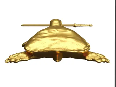 Hoan Kiem turtle 3D print model