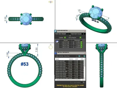halo ring 3D print model shop