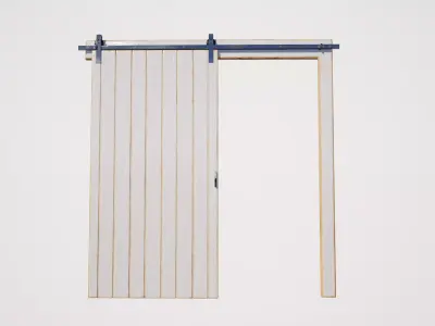 Sliding door 03 3D model