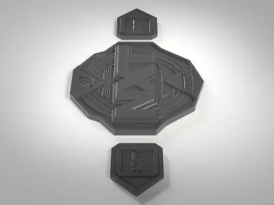 WWE NXT Womens Championship Belt 3D print model