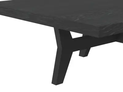 Kaza Rect Cocktail Table 3D model
