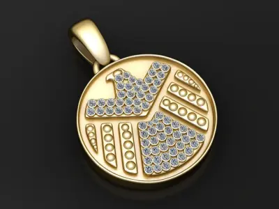   pingente pendant  3D print model