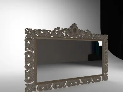 Decorated Mirror Vicalhome 3D model