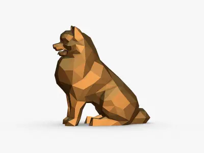 Spitz figure 3D print model