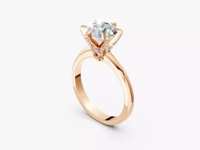 ENGAGEMENT RING-RJ03 3D print model