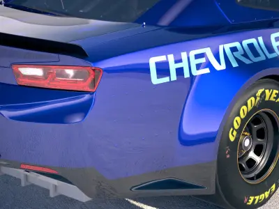 NASCAR Chevrolet Camaro CG 2018 3D model