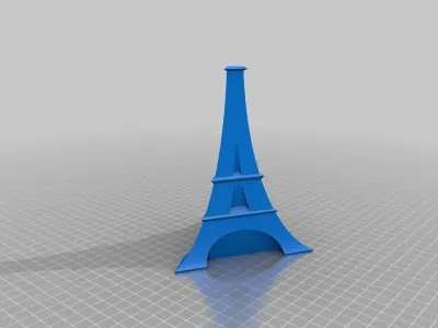 Multi Sided Eiffel Style Vases Free 3D print model
