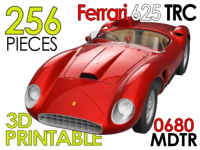 Ferrari 625 TRC Spider - Car Kit - 0680 MDTR 3D print model