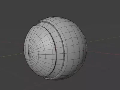 Green tennis ball - 2 Different Textures Low-poly 3D model Low-poly 3D model