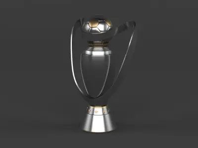 Trophy Cup 3D model 4