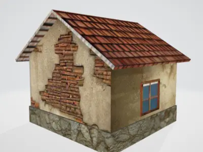 Old House Low-poly 3D model buy