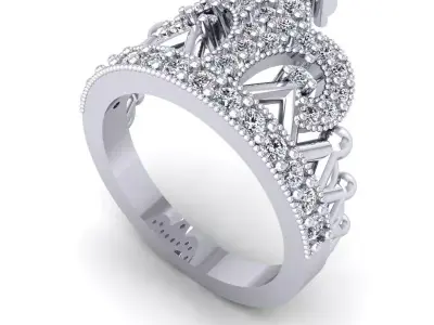 CAD-1848-Ring 3D print model