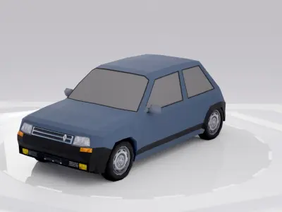 Low Poly Car Collection  Low-poly 3D model