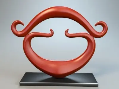 Abstract Figure m011 P 3D print model