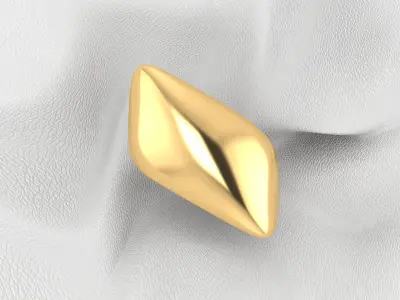 gold ring 3D print model 8