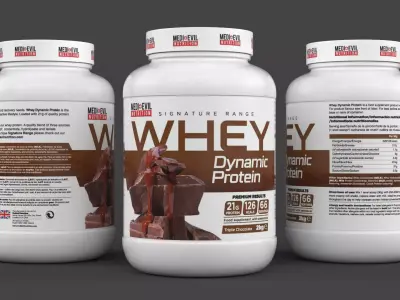 Protein Powder 3D model 140