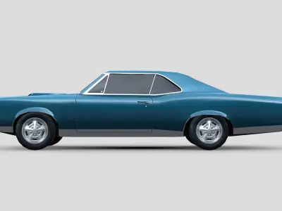 Pontiac GTO 1967 3D model