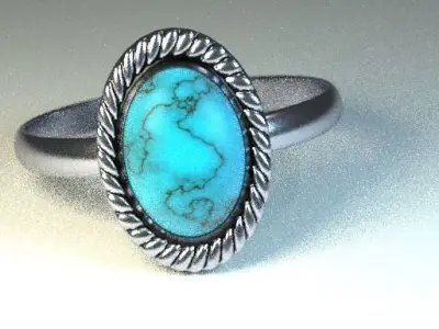 3D Ring  Low-poly 3D model purchase