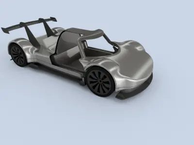 Project Compact Hypercar  3D print model