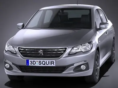 Peugeot 301 2017 3D model